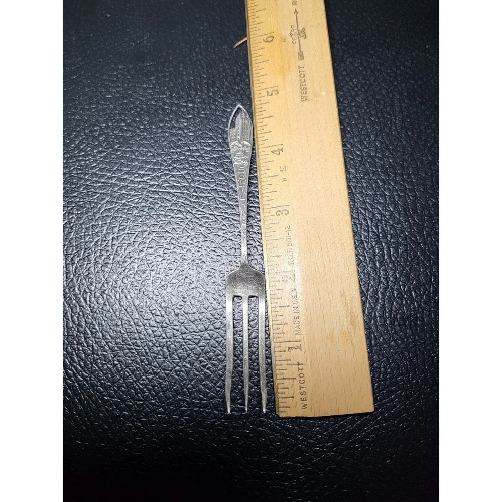 Sterling Silver Salt Lake City, Utah Mormon Salt Lake Temple Souvenir Fork